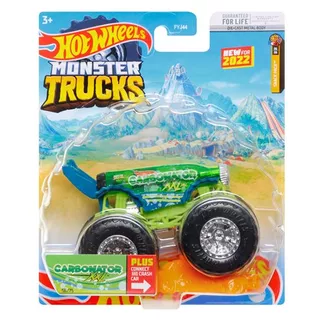 Carbonator Xxl Monster Trucks Fyj44 1/64 Hot Wheels - Mattel