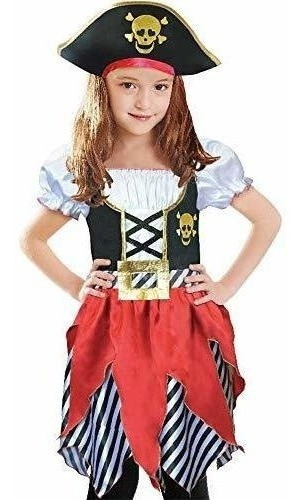 Lingway Toys Girls Deluxe Pirata Buccanner Traje De Princesa