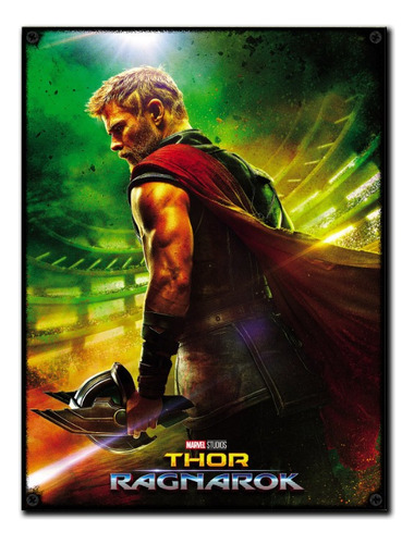 #107 - Cuadro Vintage 30 X 40 / Thor Marvel Comic - No Chapa