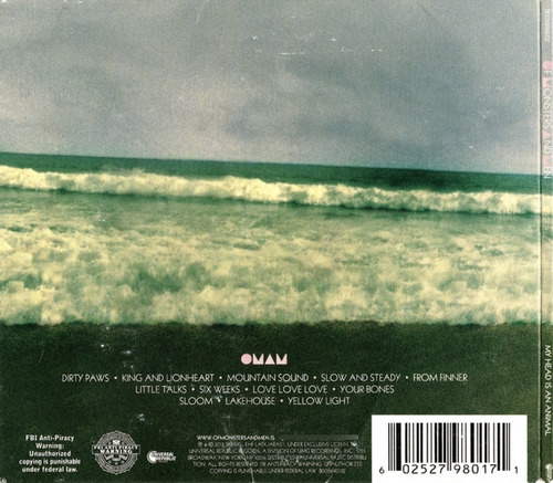 Cd My Head Is An Animal (of Monsters And Men) Estándar