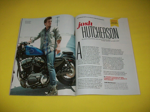 Imagen 3 de 10 de Josh Hutcherson Revista Seventeen Jennifer Lawrence Demi Lov