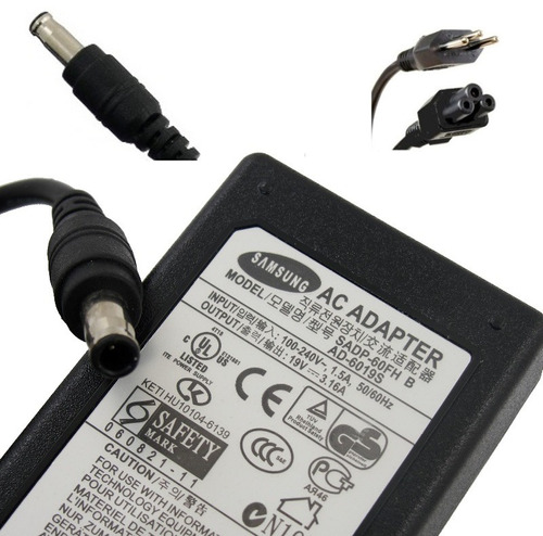 Fonte Original Notebook Samsung Ad-6019a Ad-6019r 19v 3.16a