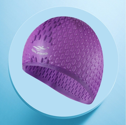 Gorro Natacion Ideal Cabello Largo Y/o Cubrir Orejas