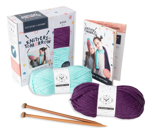 Stitch Story Knitters Of Tomorrow Kit Punto Moda Para Niño