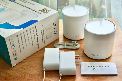 Kit 2x Roteador Deco X50 Wi-fi 6 Mesh, Ax3000 Gigabit_2 Unid