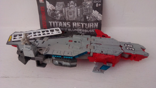 Transformers Broadside Primer Clase Voyager Titán Wars 16cm (Usado)