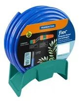 Comprar Manguera Riego Jardin Flex 20m Soporte Accesorios Tramontina Color Azul