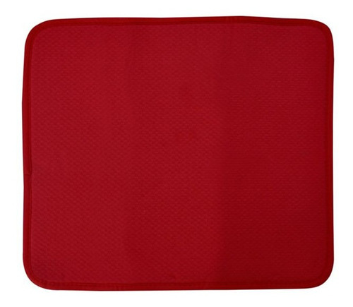 Mat Secador Microfibra Rojo