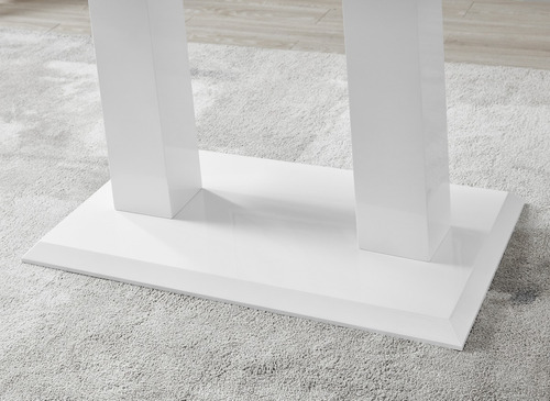 Imagen 5 de 10 de Mesa De Comedor Moderno Lacado En Poliuretano Ref: Vieness