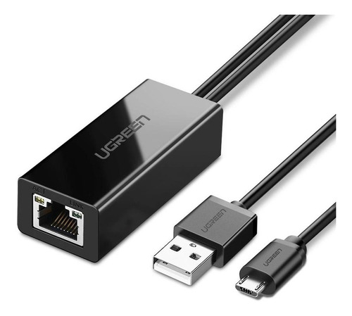 Adaptador Ugreen Micro Usb A Rj45 Para Tv Stick Chromecast