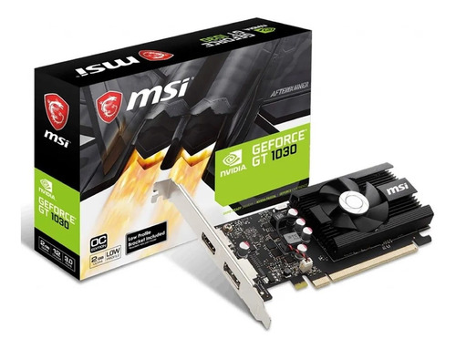 Placa De Video Msi Geforce Gt 1030 2g Lp Oc Ddr4