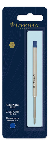 Recarga de caneta de ponto médio Waterman Blue