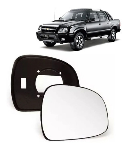 Vidrio Espejo Chevrolet S10 2008 2009 2010 2011 2012 Derecho