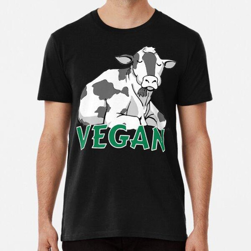 Remera Camiseta Divertida Vaca Vegana, Camiseta Humor Vegana