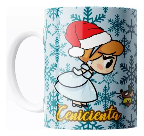 Taza Princesas navideñas de Disney  Cenicienta Navideña - Soluciones Shop®