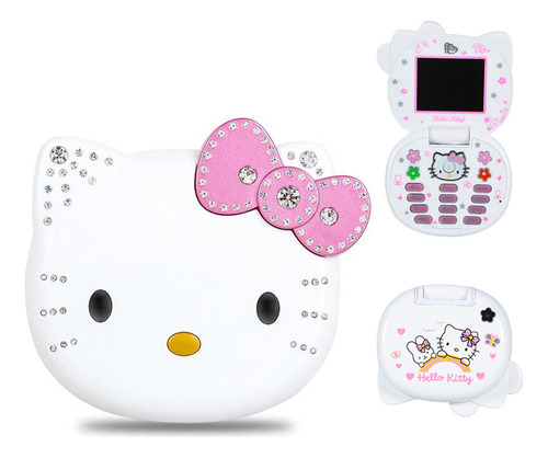 Teléfono Móvil Multifuncional Hello Kitty Con Idioma Español