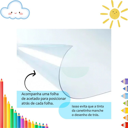 Kit Livro Caderno De Colorir Capa Dura Desenhos Variados 150g A5 Tipo Bobbie Goods Capivara + Canetas Marcadora Permanente Touch 204 Cores Ponta Dupla Base De Alcool Relaxa Combate Estresse Criativida