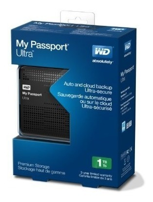 (viejo Modelo) Wd My Passport 1 Tb Ultra Portátil Usb 3.0 Ex