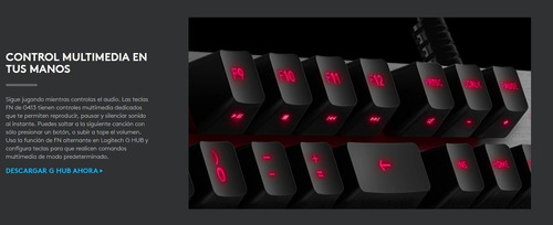 Teclado Logitech G413 Mecanico Gamer Carbon Usb Led