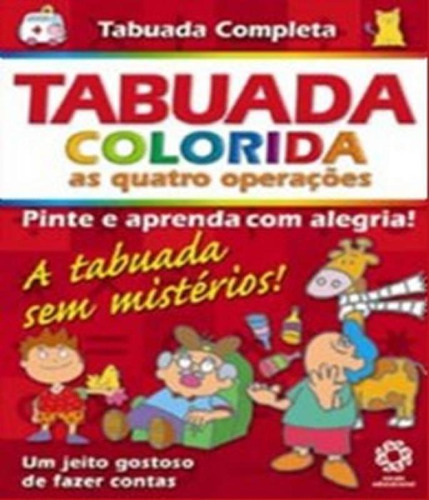 Livro Tabuada Colorida