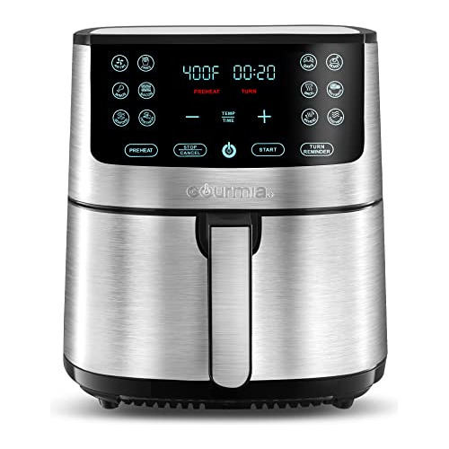 Gourmia Air Fryer Oven Digital Display 8 Quart Large Airfrye