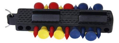 2x Porta Tetas Para Golf 12 Tees 2 De Tool Lápiz Set +