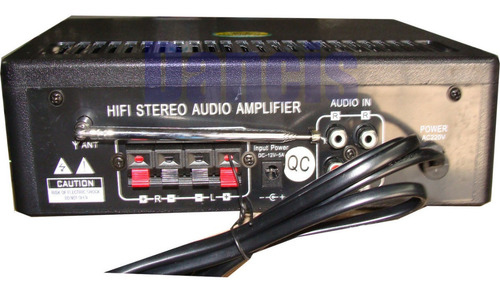 Amplificador Karaoke Con Bluetooth Usb Y Radio Fm 220 - 12 V