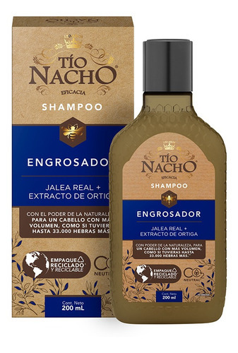 Tío Nacho Shampoo Engrosador Shampoo 200ml