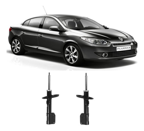 2 Amortecedor Renault Fluence Dianteiro Ano 2016