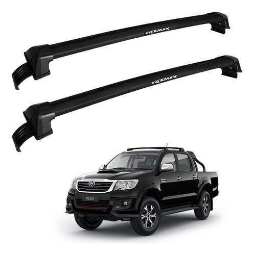 Barras De Techo Eqmax New Wave Toyota Hilux 2005-2015 Negro