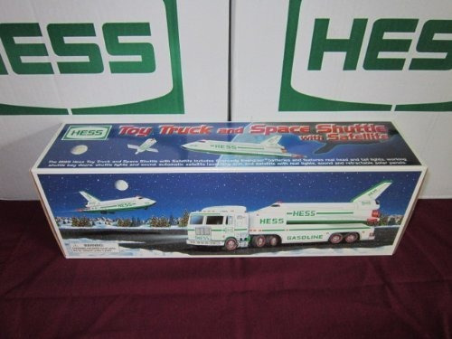 1999 Hess Truck And Space Shuttle Con Satelite De Hess