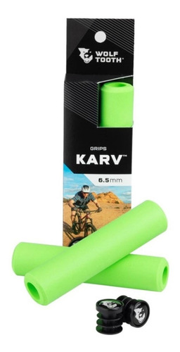 Puños Wolf Tooth Grips Karv 6.5mm Green