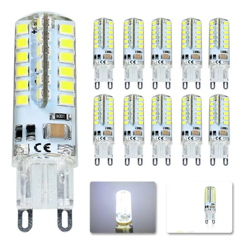 10 Uds Bombilla Led Smd 2835 G9 7w 48 Leds Luz De Maíz 360
