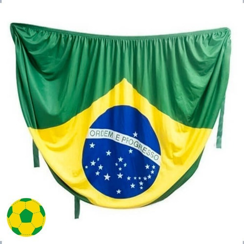 Bandeira Do Brasil P/ Capô Carro Resistente Pronta