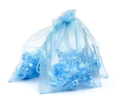 Bolsas De Organza Tela 20x25 Cm X25 Uni, Todos Los Colores