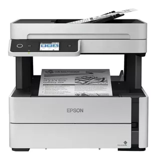 Impresora multifunción Epson EcoTank M3170 con wifi blanca y negra 220V