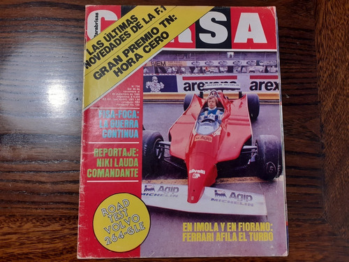 Revista Corsa 756 Road Test Volvo 264 Gle Ferrari 126 Turbo (Usado)
