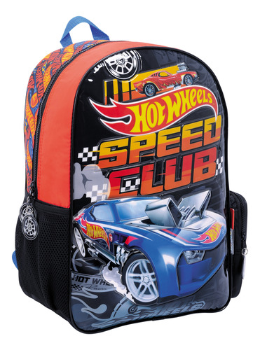 Mochila De Espalda 16'' Hot Wheels Speed Club 11611