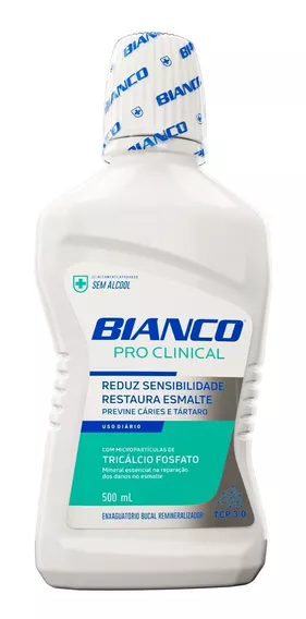 Repara Esmalte Enxaguante Bucal Bianco Pro Clinical 500ml