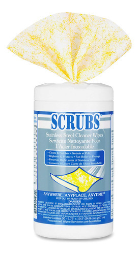 Scrubs 91930ct - Toallitas Limpiadoras Acero Inoxidable, 6