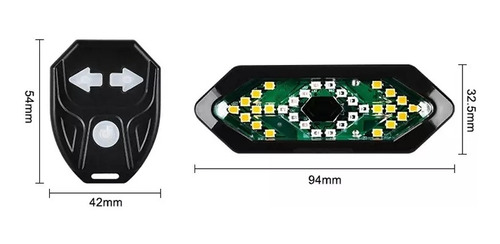Imagen 4 de 10 de Luz Direccional Para Bicicleta - Con Sonido De Advertencia