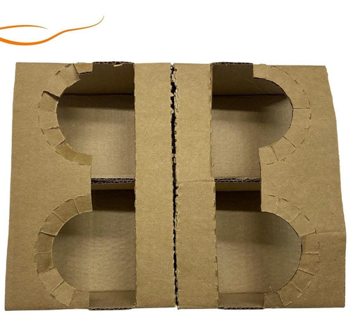Suporte Porta Copos De Papelão Para 2 Copos Delivery 50 Unid