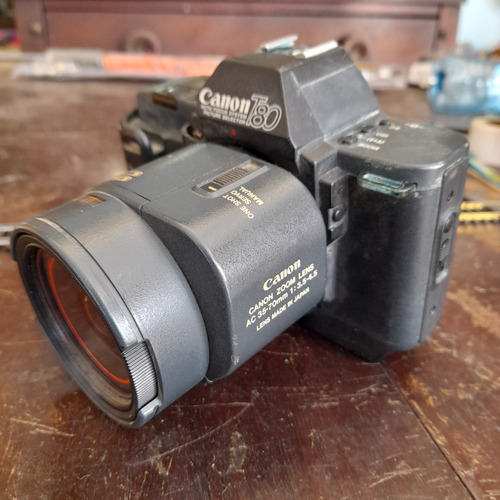 Imagem 1 de 10 de Câmera Fotográfica Antiga Canon T80 No Estado 70mm, Macro