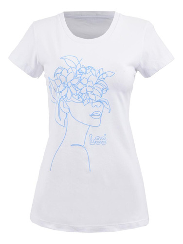 Playera Casual Lee Manga Corta De Mujer S10