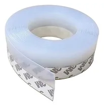 Comprar 5m \u002F 16ft Sello De Puerta Con Burletes, Wincheers Cinta Adhesiva De Sellado Inferior De Tira De Puerta Para Puertas, Ventanas Y Espacios De Vidrio De Ducha (45mm) (blanco)