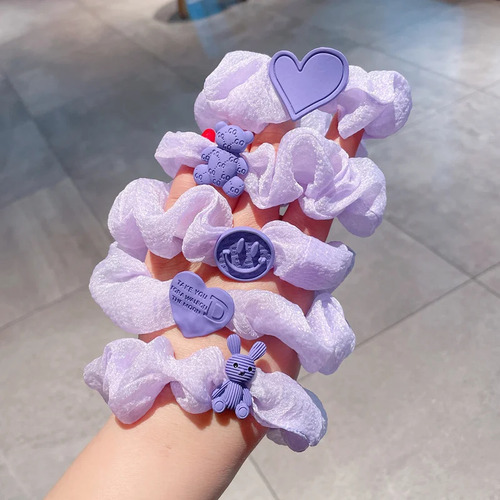 Accesorios Para El Cabello Azul Con Flores Primaverales, Cor