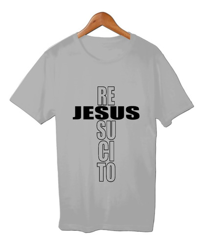 Jesus Resucito Cruz Remera Cristiana Friki Tu Eres