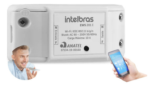Interruptor Wifi Inteligente Automação Alexa Intelbras