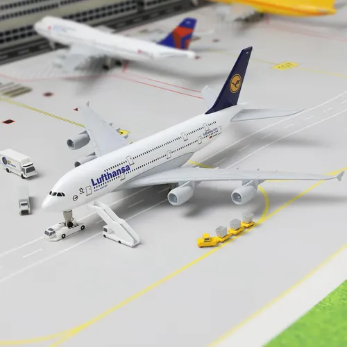Airbus A380 1:300 Etihad Modelo De Avión De Metal Fundido A