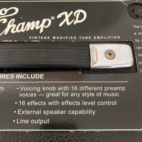 Fender Vibro Champ Xd, Valvulado Em Classe A